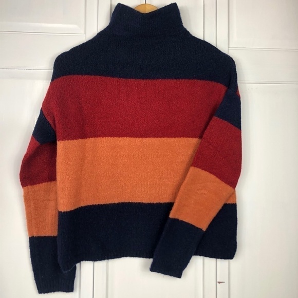 CLICHE COLORBLOCK TURTLENECK - Picture 1 of 5